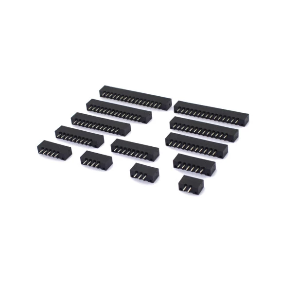Soquete para Cabo Flat Passo de 2.54mm 180º DS1020 - 108-01-ST1D - 2 a 16 Vias - Connfly