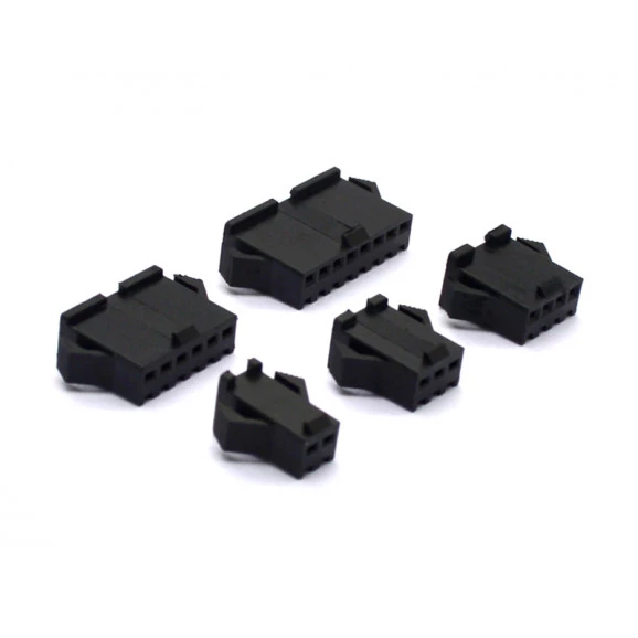 Conector Fêmea DS1068-02-F - Passo de 2.50mm - 2 a 8 Vias - Connfly