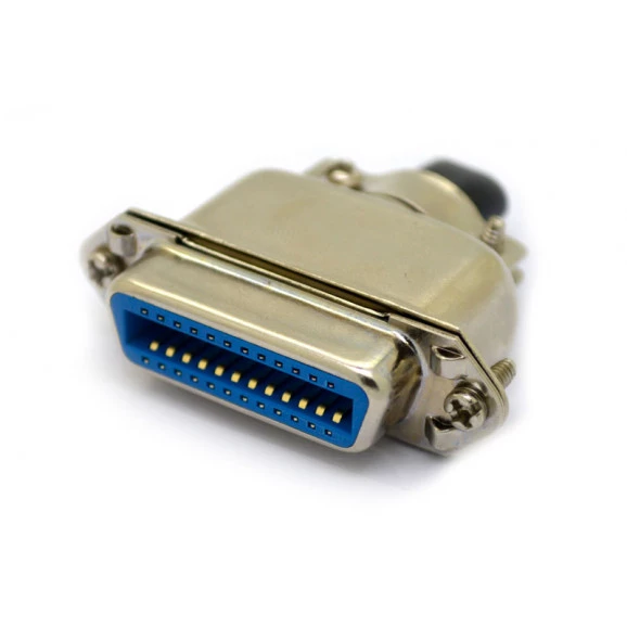 Conector Centronics Fêmea Solda Fio 	DS1078-24FOL com Capa Metálica - 24 Vias - Connfly