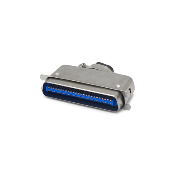 Conector Centronics Macho Solda Fio DS1078-50MOL com Capa Metálica - 50 Vias