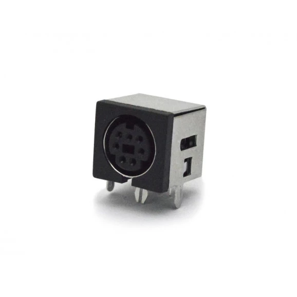 Conector Mini Din Fêmea PCI DS1093-03BN7-0 - 7 Pinos - Jiali