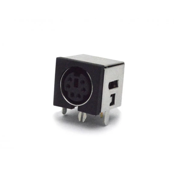 Conector Mini Din Fêmea PCI DS1093-03BN6-0 - 6 Pinos - Jiali