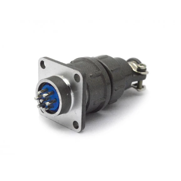 Conector Circular Macho e Fêmea DS1110-06-07 - 07 Vias - Connfly