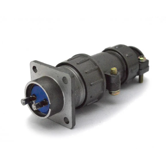 Conector Circular Macho e Fêmea DS1110-08-02 - 02 Vias - Connfly