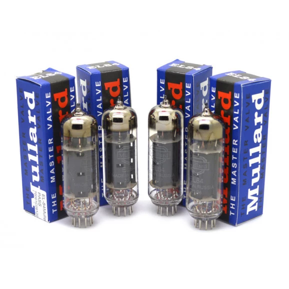 Quarteto Casado da Válvula EL84 6BQ5 Pentodo de Potencia - Mullard