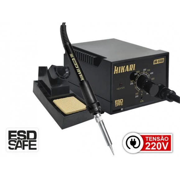 Estação de Solda Analógica ESD HK-936A 220V - HIKARI