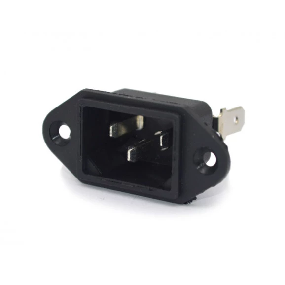 Conector Tripolar EX1010F com Faston - Exatronic