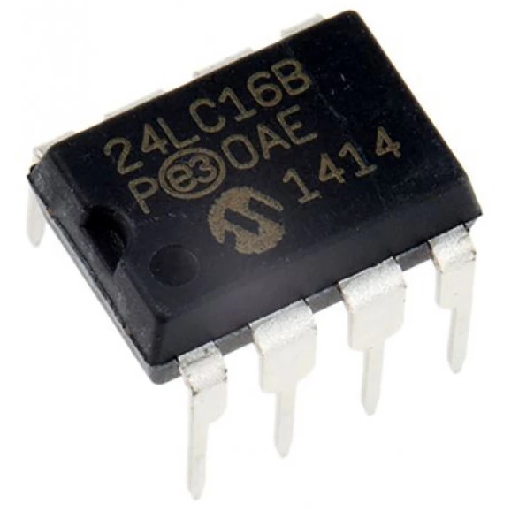 Circuito Integrado 24LC16B-I/P Microchip