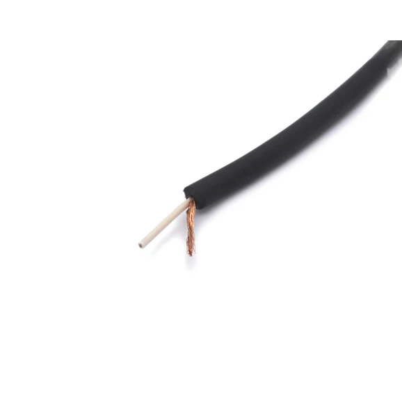 Cabo Para Guitarra Preto 1x0.50mm - Mult Cabo - Preço Por Metro
