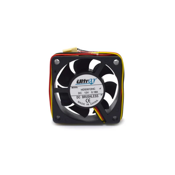 Microventilador HDS0612HC 12V 60x60x20mm Bucha - Berflo