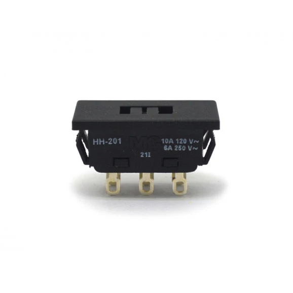 Chave HH 110/220V Bipolar com 6 Terminais 10A/120V e 6A/250V - HH-201 M1FG3FS1Q - Margirius