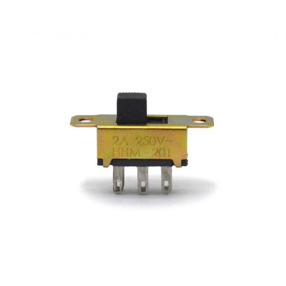 Chave HH Metálica Bipolar com 6 Terminais 2A/250V HHM-201 SF1A2FS1S - Margirius