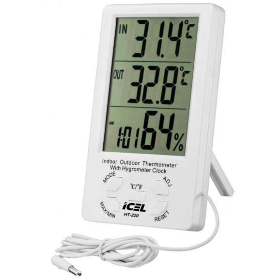 Termo-Higrômetro Digital HT-220 Com Sensor - Solden