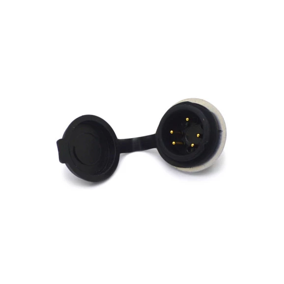 Conector Macho para Painel com Base Redonda 5 Vias - JA/P5-2,5,7P - Melro