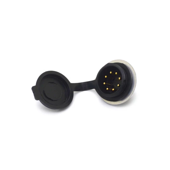 Conector Macho para Painel com Base Redonda 8 Vias - JA/P8P - Melro