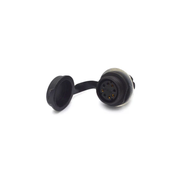 Conector Fêmea para Painel com Base Redonda 5 Vias - JA/PM5IP - Melro