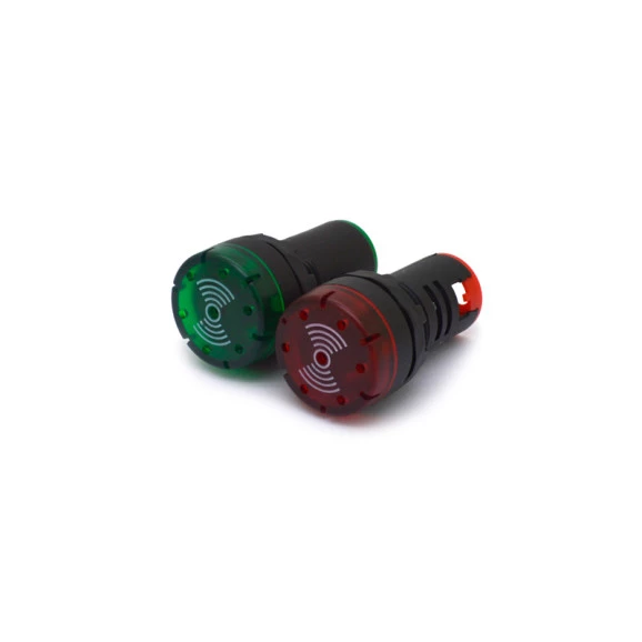 Sinaleiro Led Sonoro (Intermitente) 22mm JAD1622DM 220Vca - Verde ou Vermelho