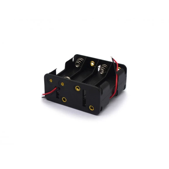 Suporte para 8 Pilhas AA com Rabicho de 15cm - JD15-6024A - Jinda