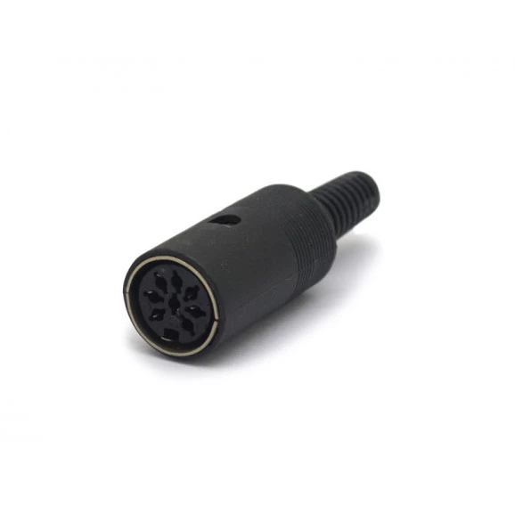 Conector Din JL21321/8P 8 Pinos Com Rabicho - Jiali