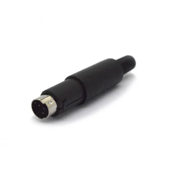 Conector Mini Din Macho JL21323/3P 3 Pinos Com Rabicho  - Jiali
