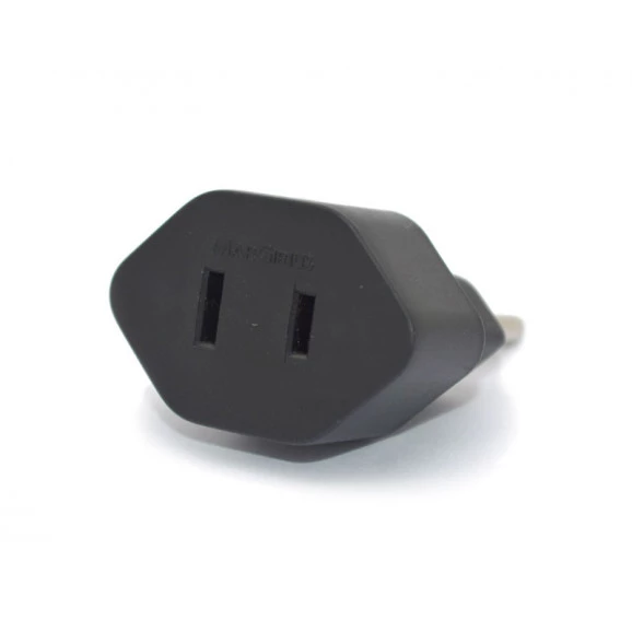 Adaptador 2P 10A/250V Preto - ADP2-22 - Margirius 
