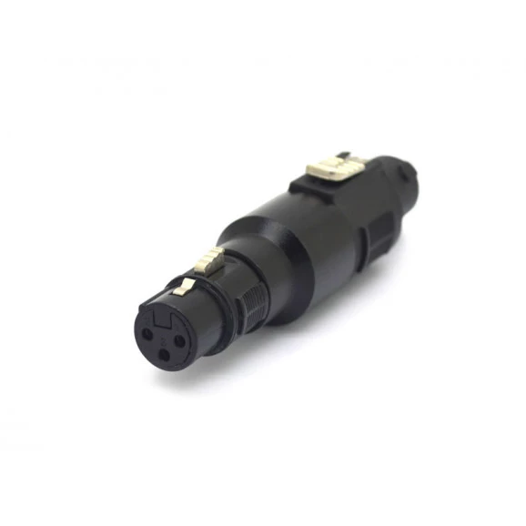 Adaptador Mic Fêmea 3P para Plug Macho 4P - JL33038B-4P - Jiali