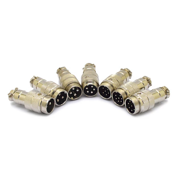 Conector Mike Macho para Cabo M16 - JL33055 - 2 a 8 Vias - Jiali