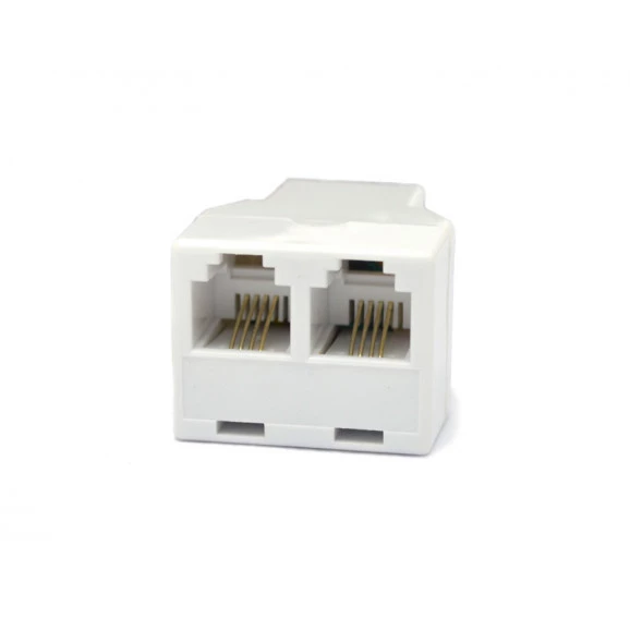 Adaptador RJ11 04 Vias - 6P4C/2X6P4C - JL52011A - Jiali