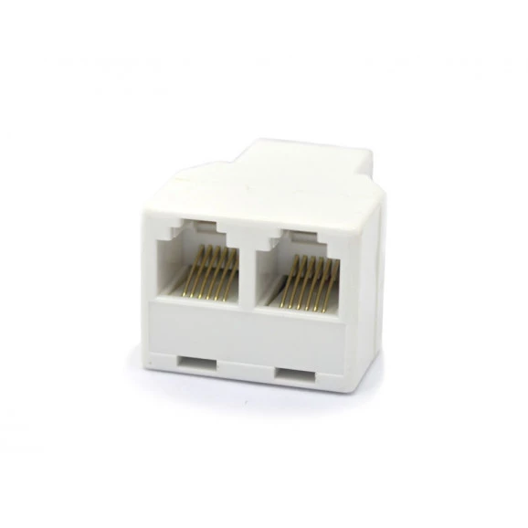 Adaptador RJ12 06 Vias - 6P6C/2X6P6C - JL52011B - Jiali