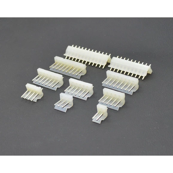 Conector KK Macho JS-4001 180º Passo de 3.96mm - 2 a 12 Vias
