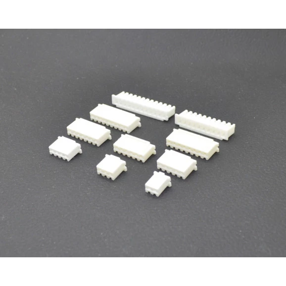 Alojamento Fêmea 180° Passo de 2.5mm - 2 a 10 Vias - JS-2001