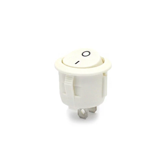 Chave Gangorra / Tecla com 2 Terminais 6A/250Vac Branco - KCD1-106-101
