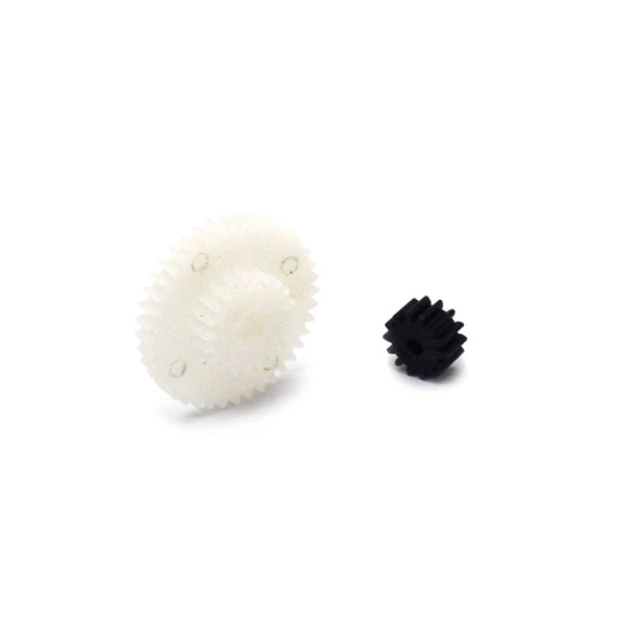 Pinhão Z14 Furo 2mm e Engrenagem Z40/Z20 - KIT-10