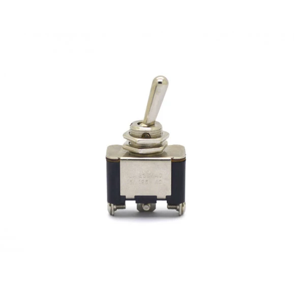 Chave Alavanca Metálica Unipolar SPDT com 3 Terminais 10A/250V KN3 (A)-112A Liga/(Liga) Momentânea - Jietong