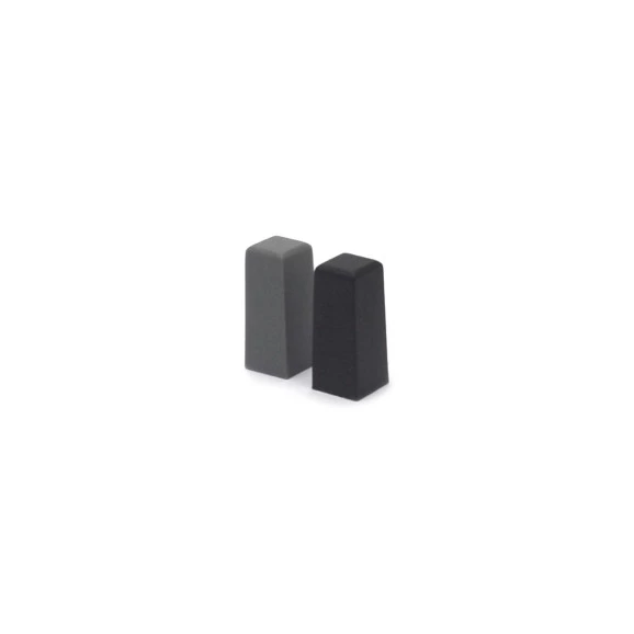 Knob Tecla Quadrada Longa 3,3 x 3,3mm - Preto ou Cinza
