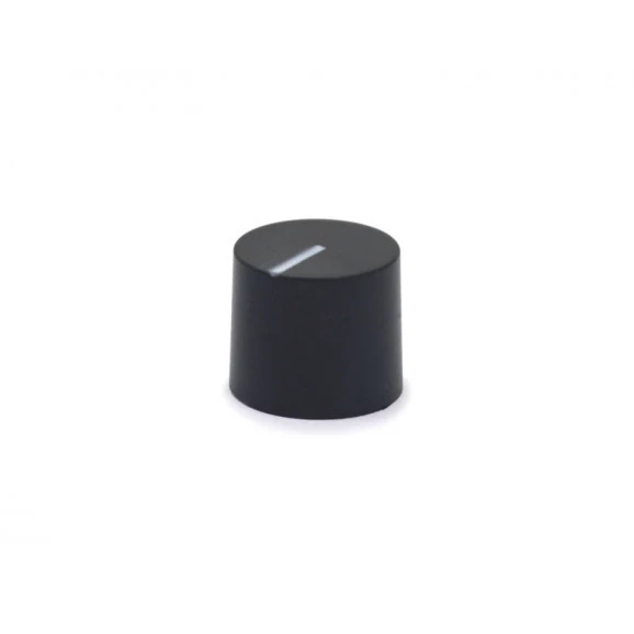 Knob Rotativo Estriado sem Parafuso - Preto - KP-02E - Scott