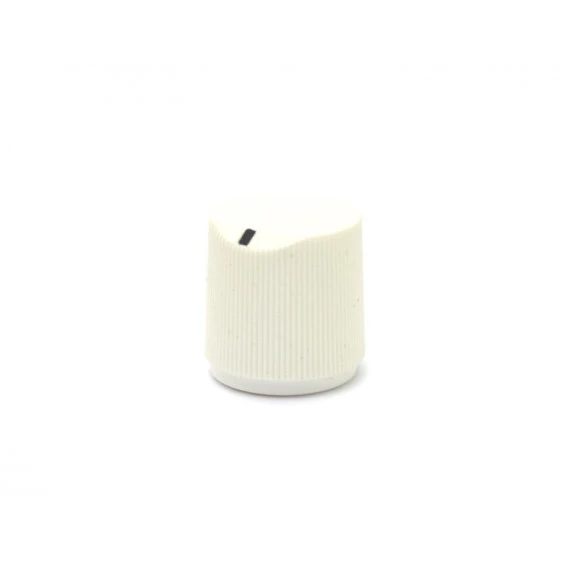 Knob Rotativo Estriado sem Parafuso - Branco - KP-03E - Scott