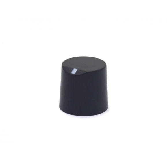 Knob Rotativo Estriado sem Parafuso - Preto - KP-05-E - Scott