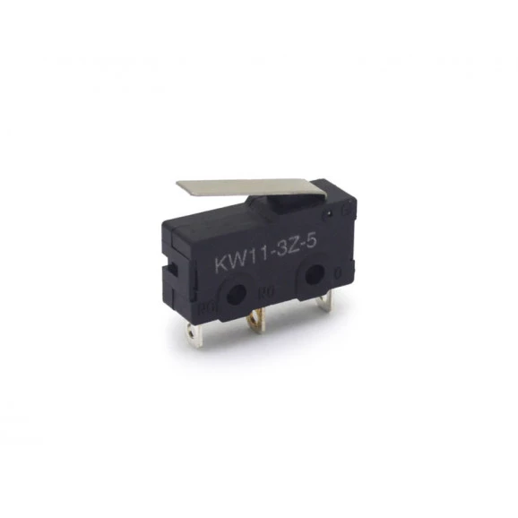 Chave Micro Switch com Haste de 18mm 3A/250V - 5A/125V 3T - KW11-3Z-5