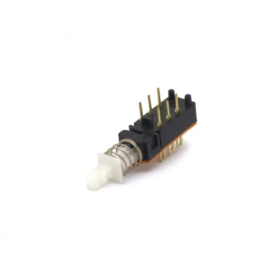 Chave Push Button com 6 Terminais sem Trava e sem Aba - KZJ-2x2