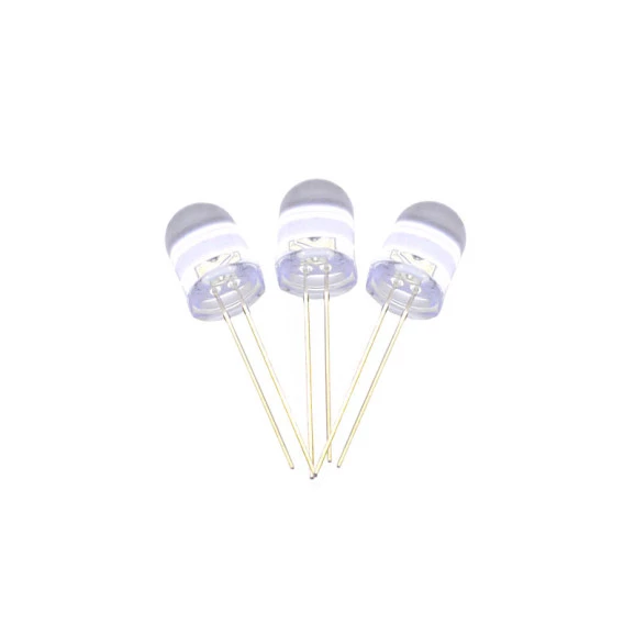 Led 10mm Transparente Alto Brilho L-833UC 3V - Paralight