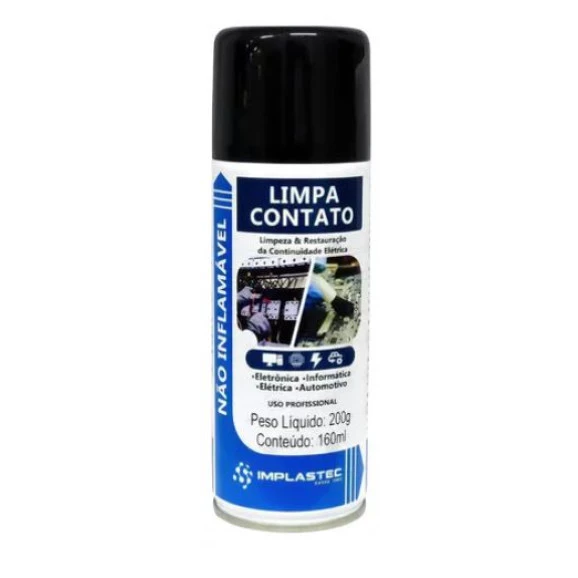 Limpa Contato Não Inflamável Aerossol Implastec 200g