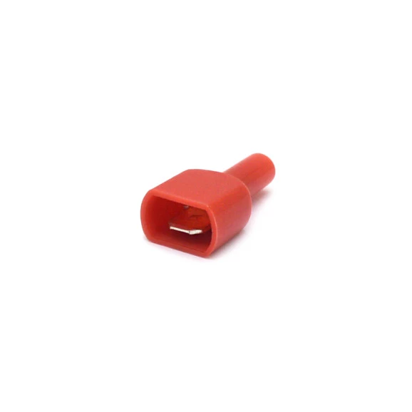 Terminal Macho Totalmente Isolado em Nylon 22-16 AWG 0,25 à 1mm² Vermelho MA2216-2 - Eletro Service