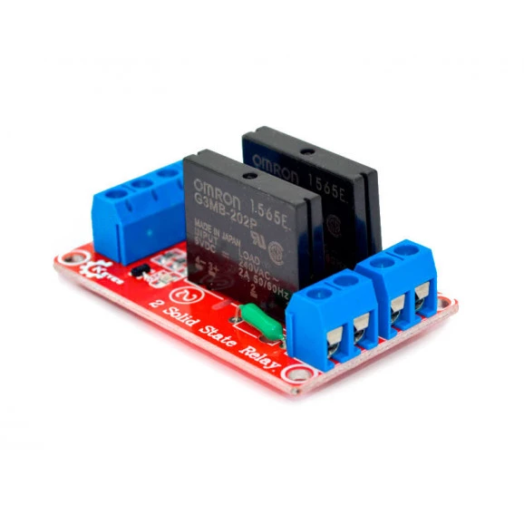 Módulo Rele 5v SSR 2 Canais para Arduino - GC-146