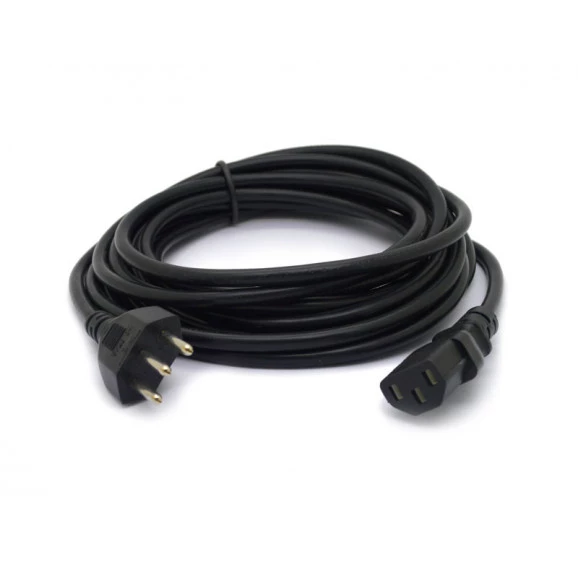 Cabo Trifásico Macho/Fêmea 180° N26 3x0.75mm de 5 Metros