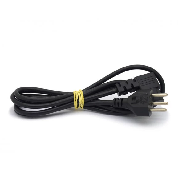 Cabo Rabicho Trifásico Macho/Fêmea 90º N27 10A/250V 3x0.75mm de 2 Metros