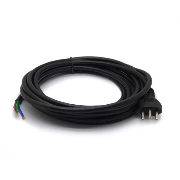 Cabo Rabicho Trifásico N9 3x1.5mm de 5 Metros 16A/250V