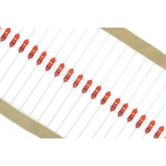Resistor de 1 Watt PR01 5% de tolerância - 0.22 Ω à 10M Ω