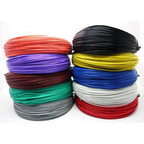 Cabo Flexível Seção de 0.20mm Quadrados - 24AWG - Diversas Cores - Rolo com 200 metros