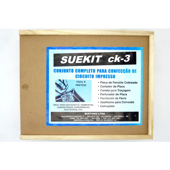 Suekit CK-3 Conjunto completo para confecção de circuito impresso - Suetoku